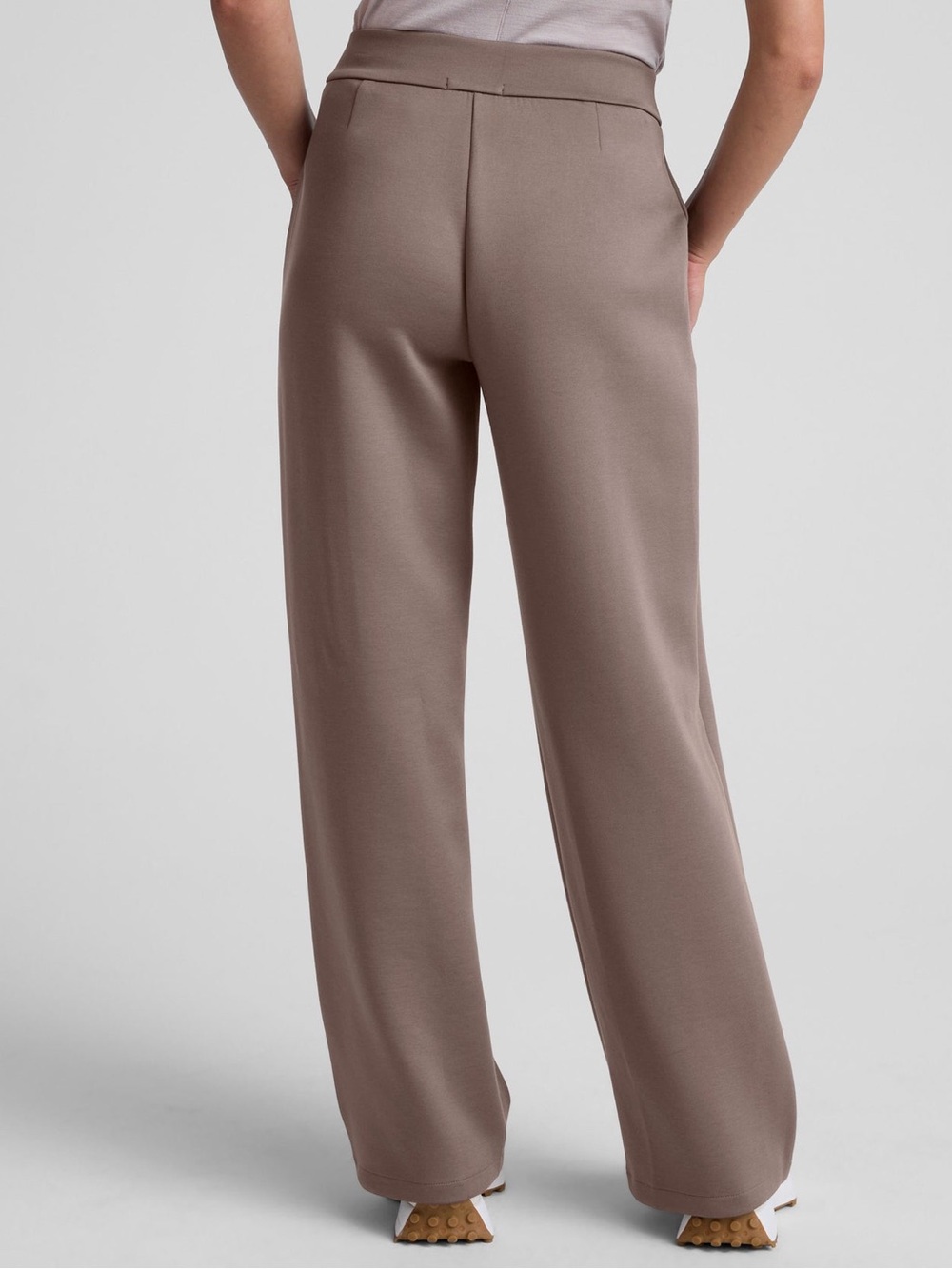 Beyond Yoga In The Flow Wide Leg Pant Taupe size XS - Picture 3 of 13